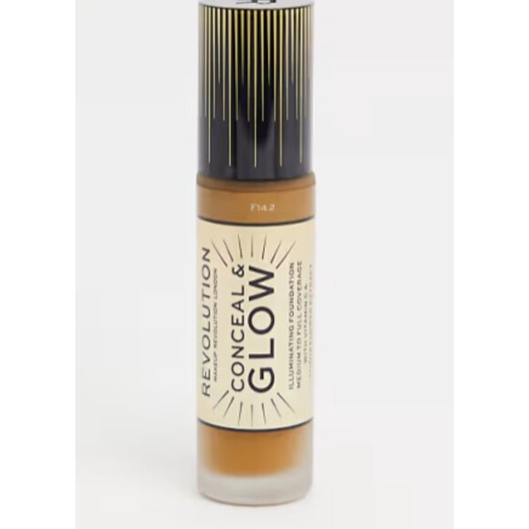 Revolution Makeup London Conceal & Glow Foundation – F14.2 New - Picture 1 of 5